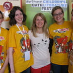 BGS pupils with Sally Green