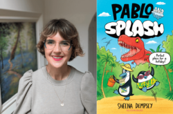 Sheena Dempsey and book cover