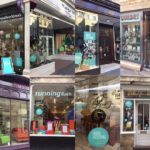 Stickers in shop windows