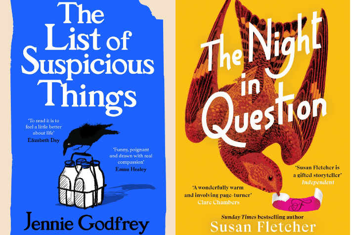 Book Covers of The List of Suspicious Things and The Night in Question