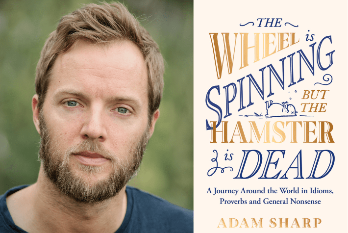 Adam Sharp and book cover