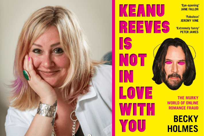 Becky Holmes and her book Keanu Reeves is Not In Love With You