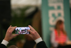 A photo being taken at The Bath Festival